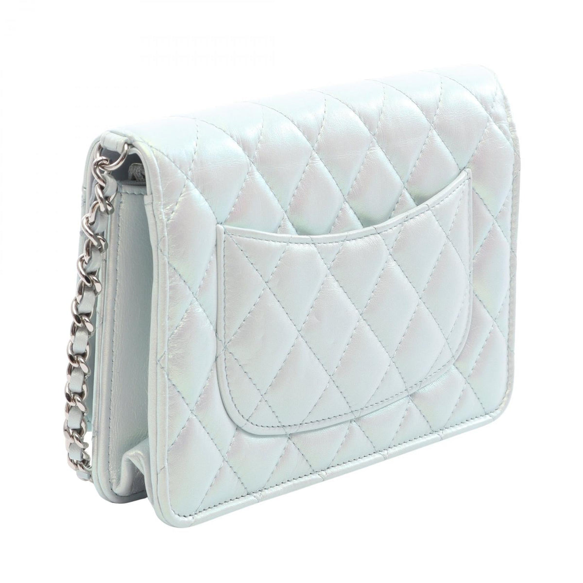 CHANEL Blue Matelasse Lambskin (sheep leather) 2106800642681