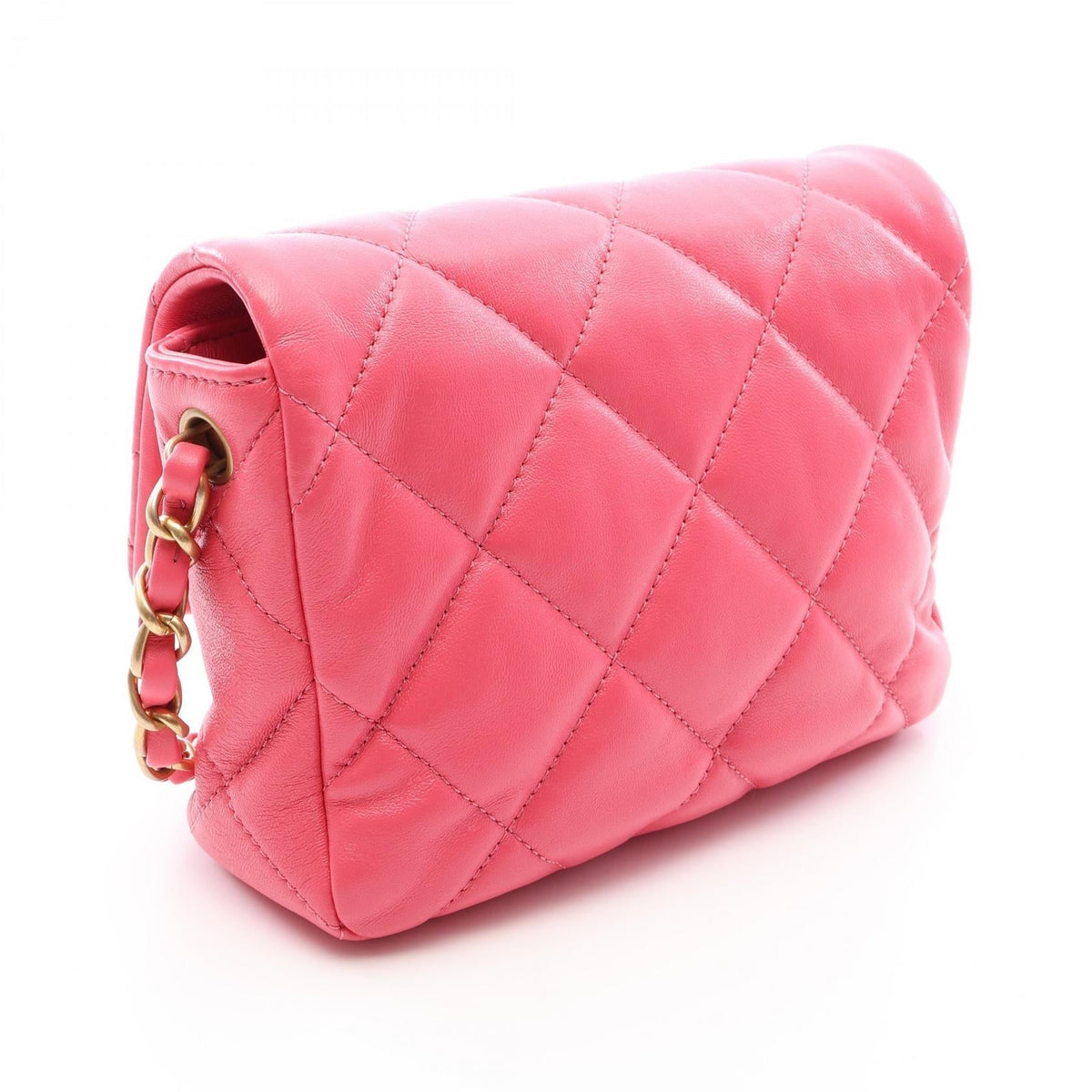 CHANEL Pink Matelasse Heart Rock Lambskin (sheep leather) AS3979 2106800642827
