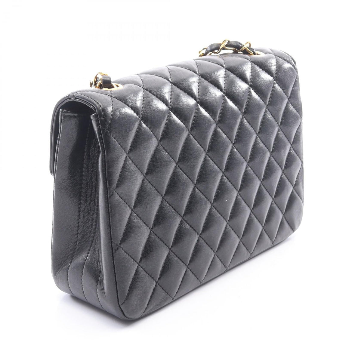 CHANEL Black Matelasse Lambskin (sheep leather) 2101220137069