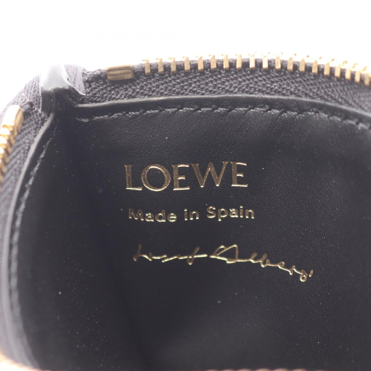 LOEWE Card Case Black/Multicolor leather C643Z40XA71101 2101220143503