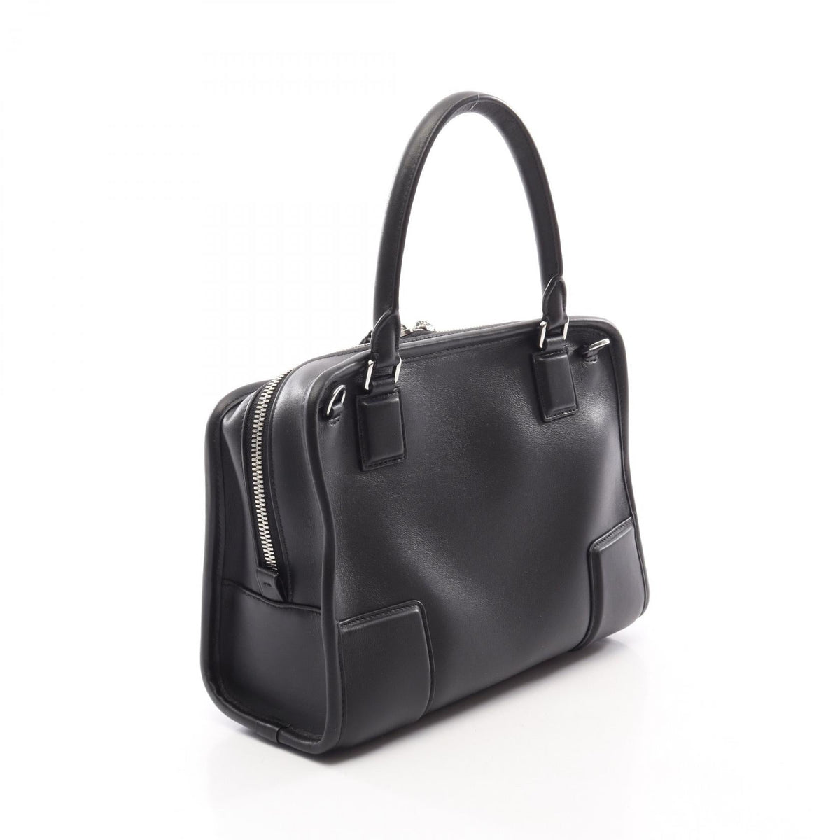 LOEWE Amazona 180 Small 2WAY Handbag Black leather A039AS0X011100 2101220180881