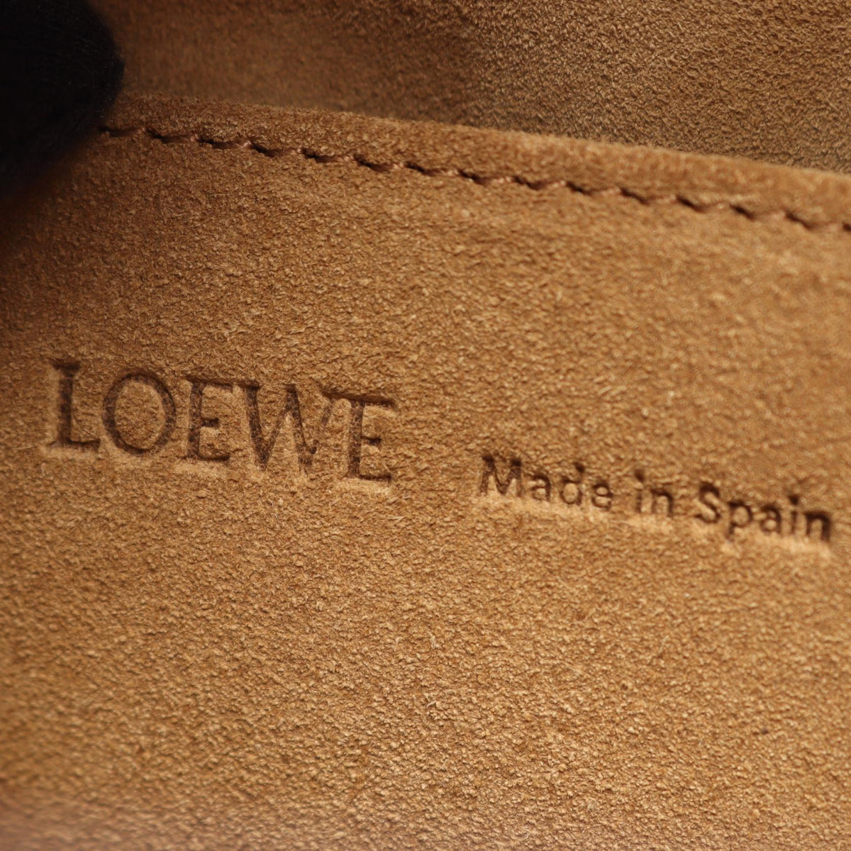 LOEWE Amazona 180 Large 2WAY Handbag Brown Suede leather A039ASRX030018 2101220180904