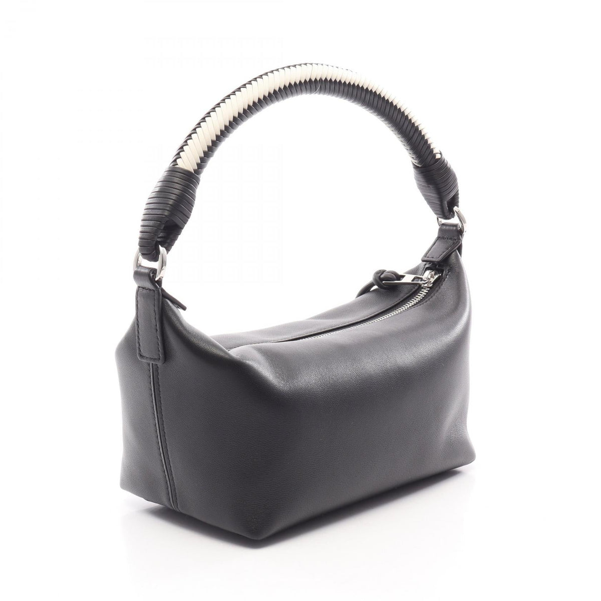 LOEWE Color Bag Mini 2WAY Handbag Black/White leather A120HPLX049003 2101220180911