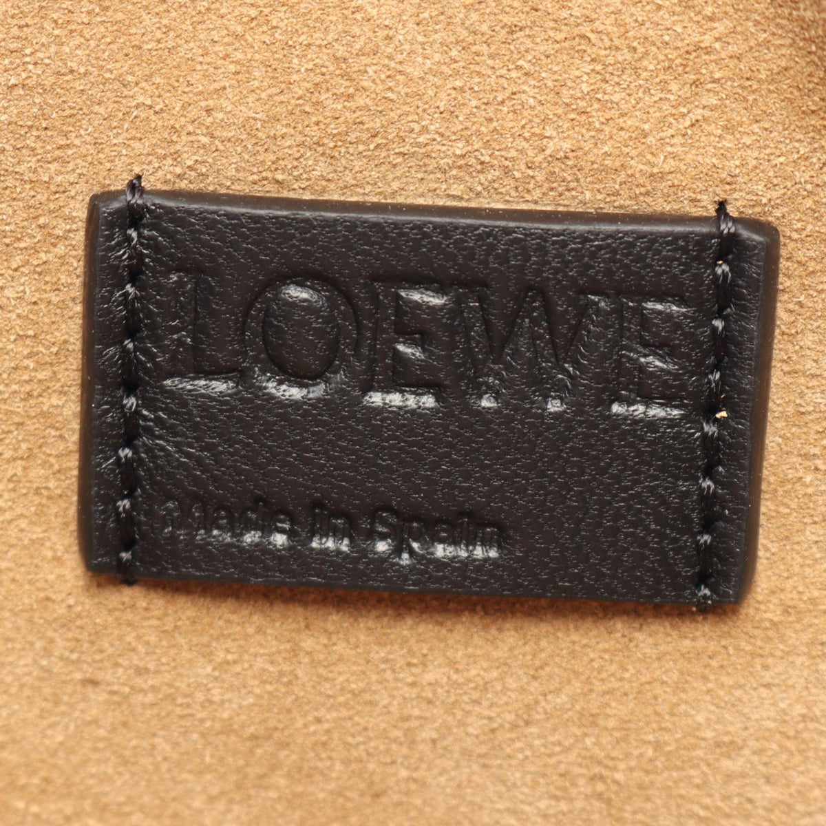 LOEWE Color Bag Mini 2WAY Handbag Black/White leather A120HPLX049003 2101220180911