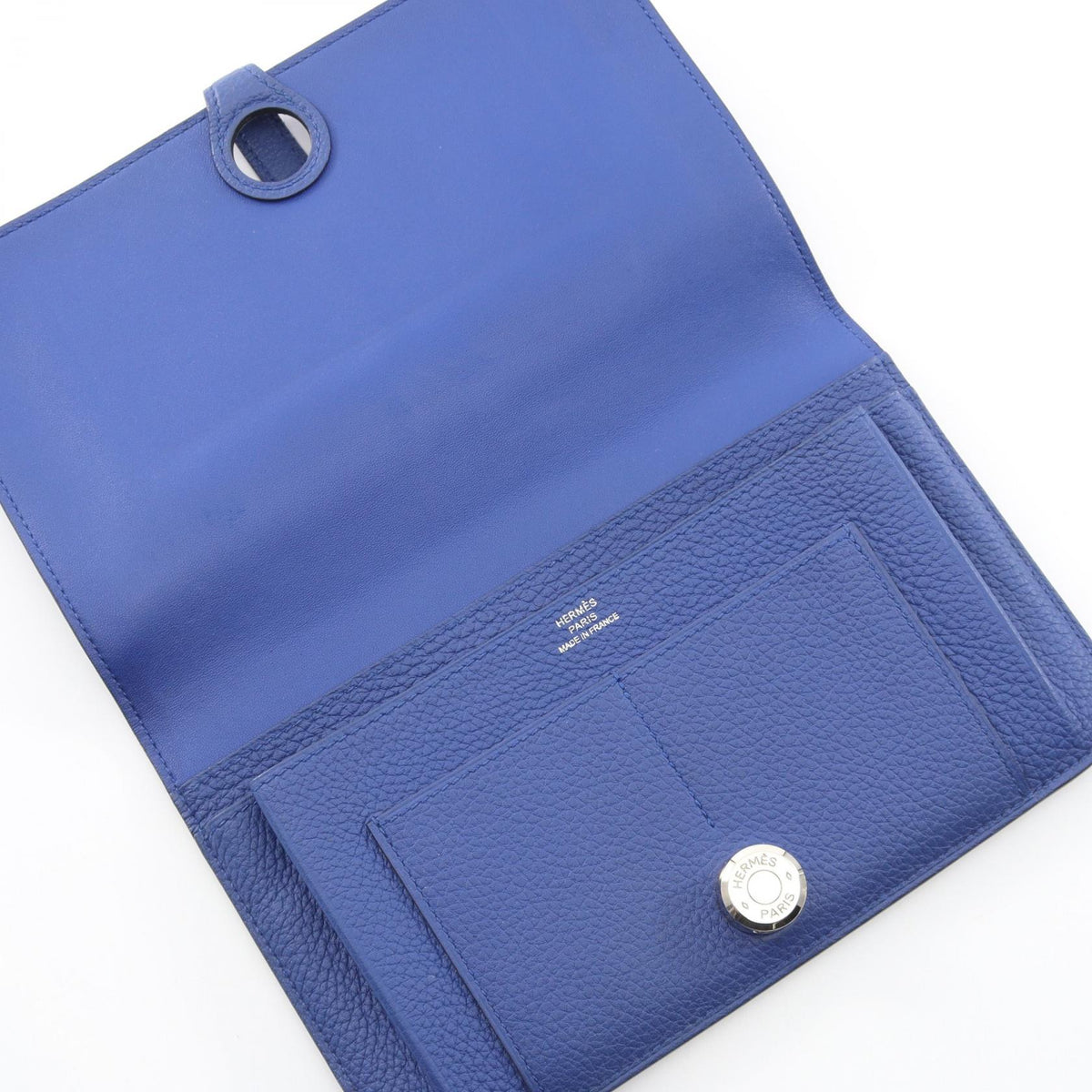 HERMES Dogon GM BifoldpurseBlue royale Blue royale Blue Togo leather leather Togo leather 2101220142964