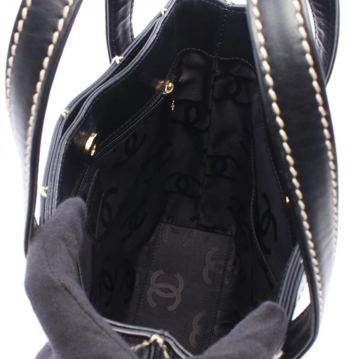 CHANEL Black Wild stitch leather A18126 2101220156282