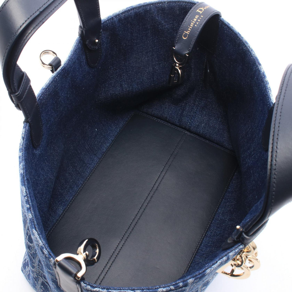 Dior Toujours Medium Oblique Handbag Navy denim�leather M2821ODCE_M49E 2101220156435