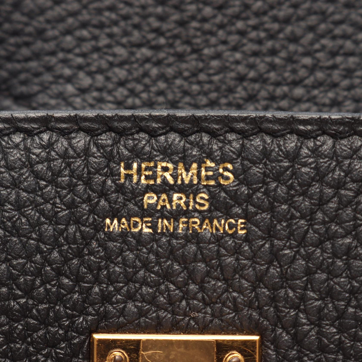 HERMES Birkin 25 Handbag Black Togo leather Other Togo leather 2104102539142