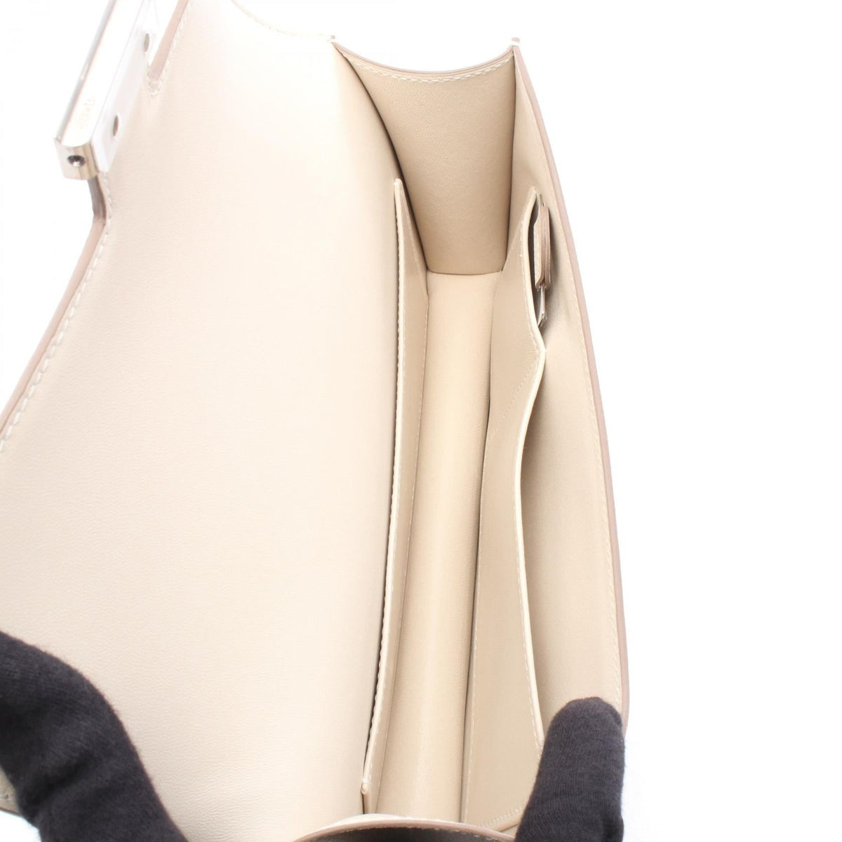 HERMES Constance Elan Miroir Cle Shoulder BagCle Cle Beige Epsom leather 2101219927527