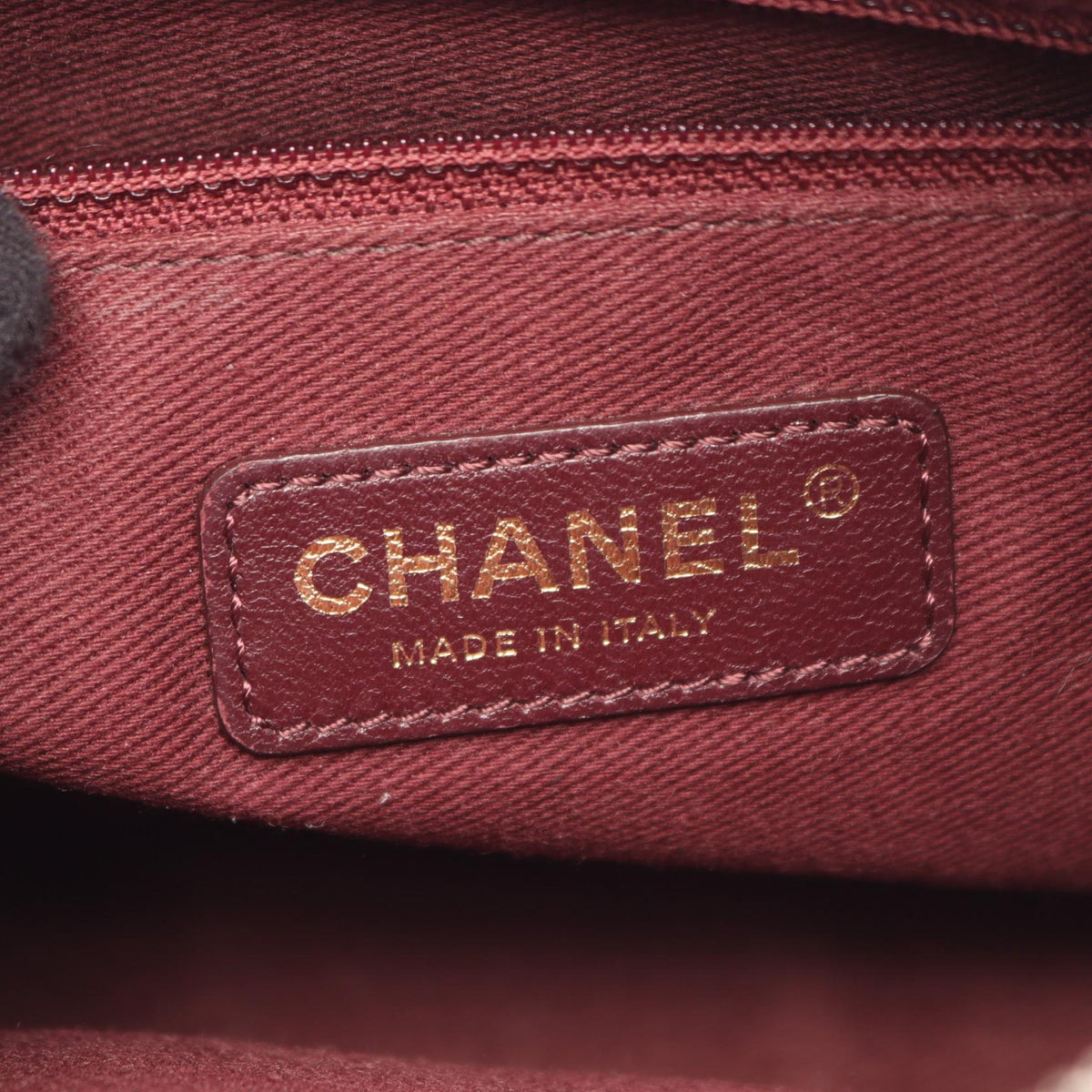 CHANEL Black COCO Mark Diamond stitch leather 2101220055226