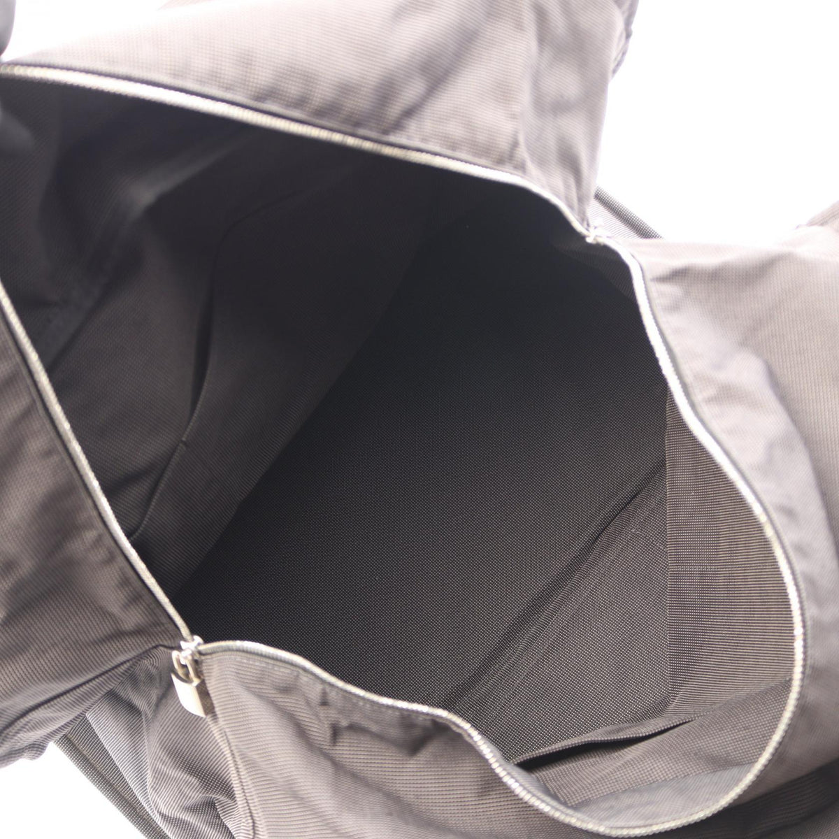 HERMES HerlineTGM Tote Bag Gray Other Nylon canvas 2101220117948