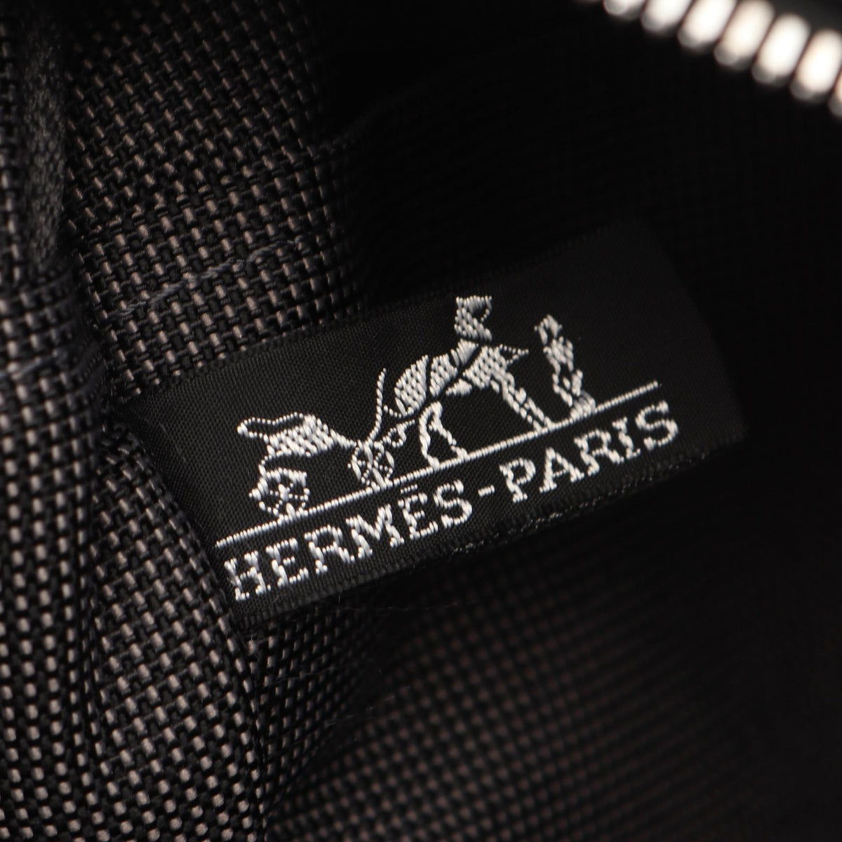 HERMES HerlineTGM Tote Bag Gray Other Nylon canvas 2101220117948