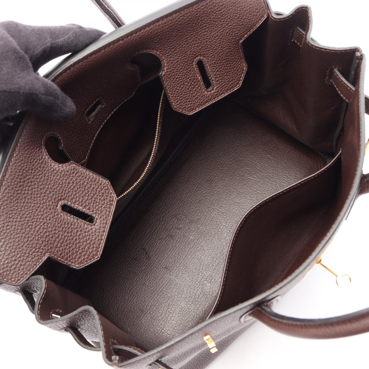 HERMES Birkin 30 Handbag Brown Togo leather Other Togo leather 2101220098865