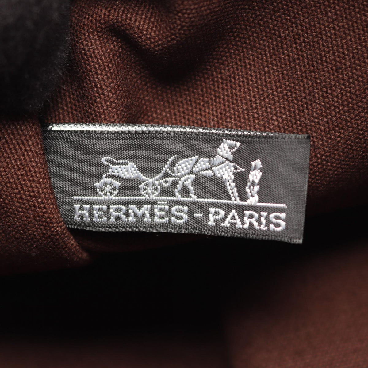 HERMES Trocha Horizontal Zonal MM Tote Bag Brown/Black/Beige canvas leather 2101220102586