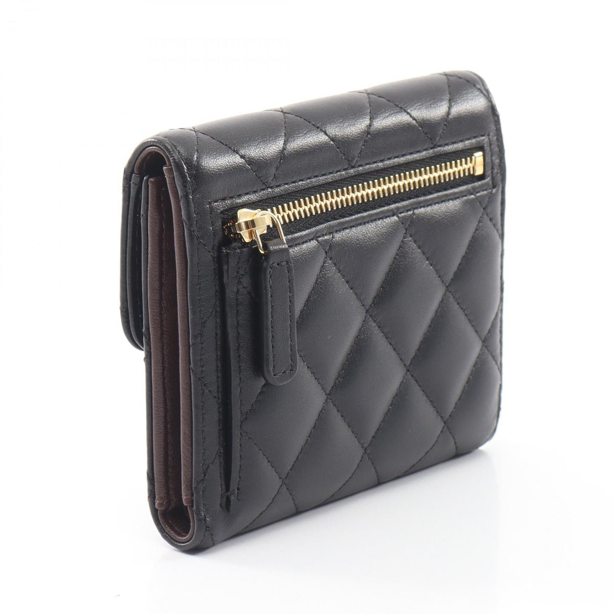 CHANEL Black Classic small flap wallet Lambskin (sheep leather) AP0231 2120900136246