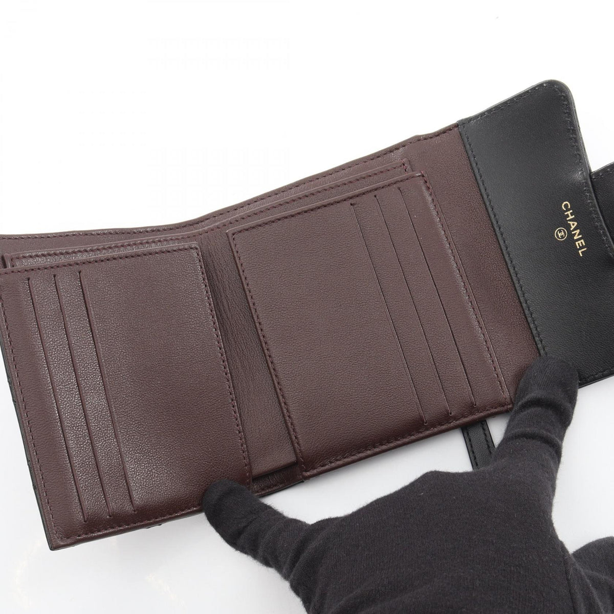 CHANEL Black Classic small flap wallet Lambskin (sheep leather) AP0231 2120900136246