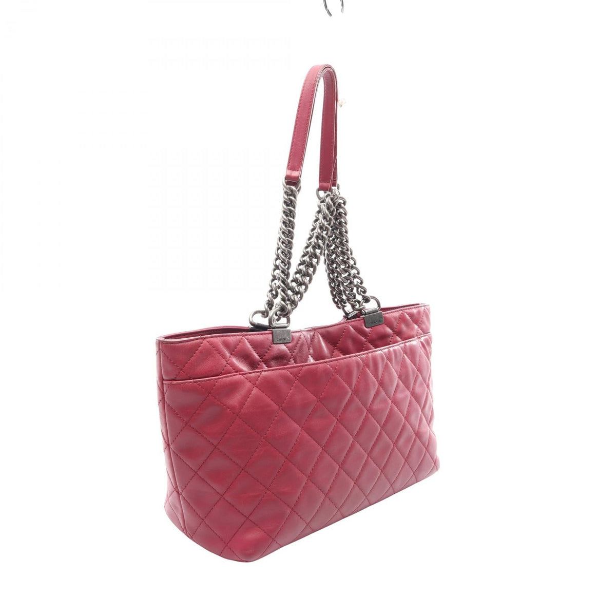 CHANEL Pink Matelasse 2WAY leather 2120100035868