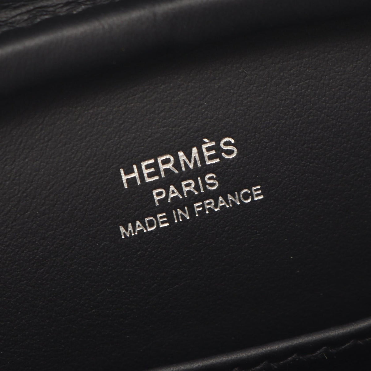 HERMES Onbody Etrivi re Shoulder Bag Black Evergrain Other Evergrain 2100301253469