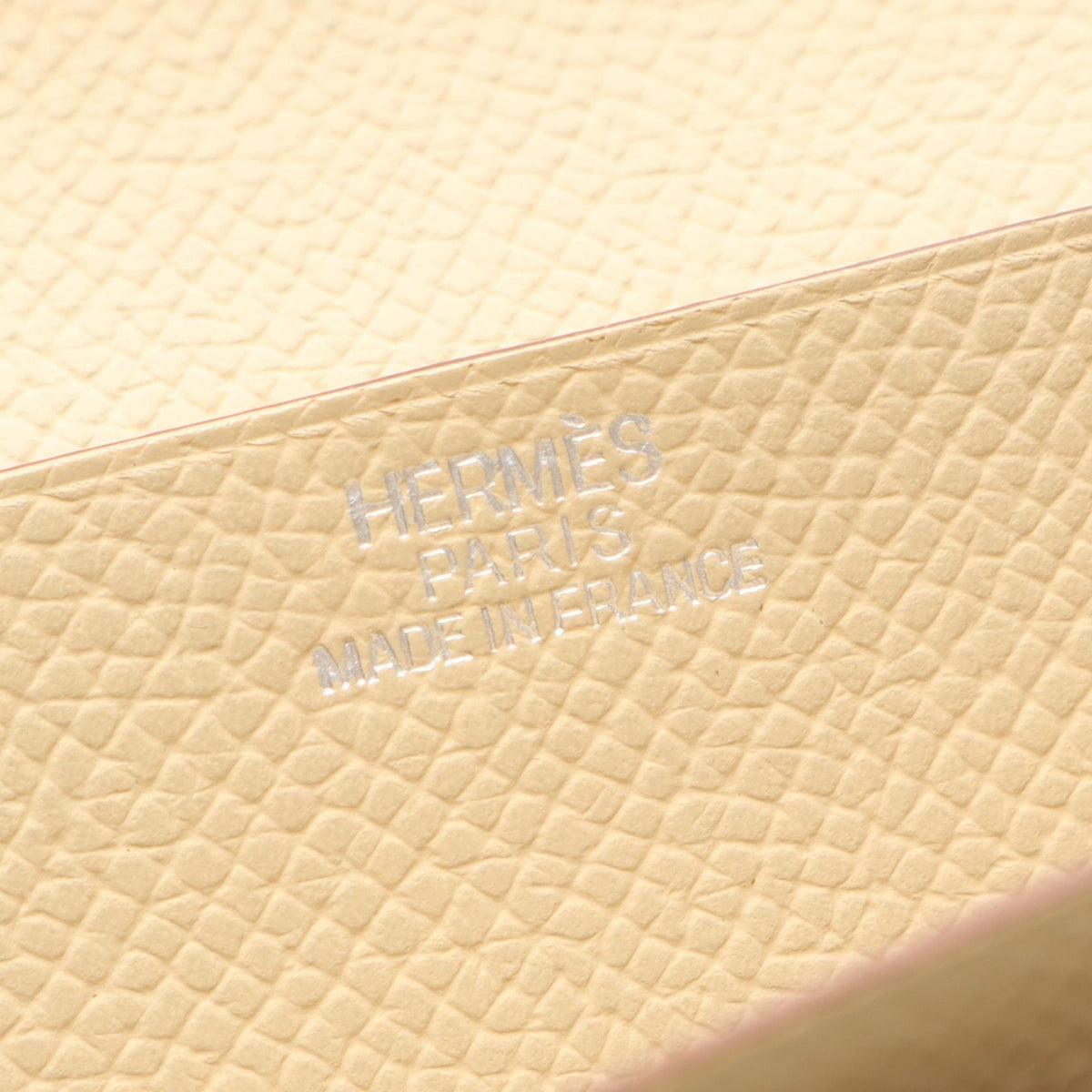 HERMES Bearn Soufflet Parchemin Bifoldpurse Beige Epsom Other Epsom 2100301253568