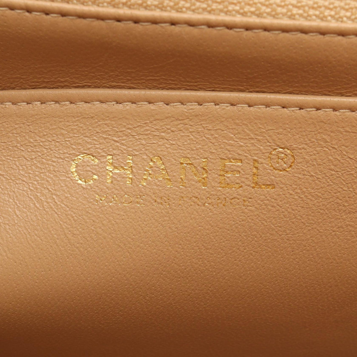 CHANEL Beige/Black Matelasse Bicolor Lambskin (sheep leather) 2101219620282