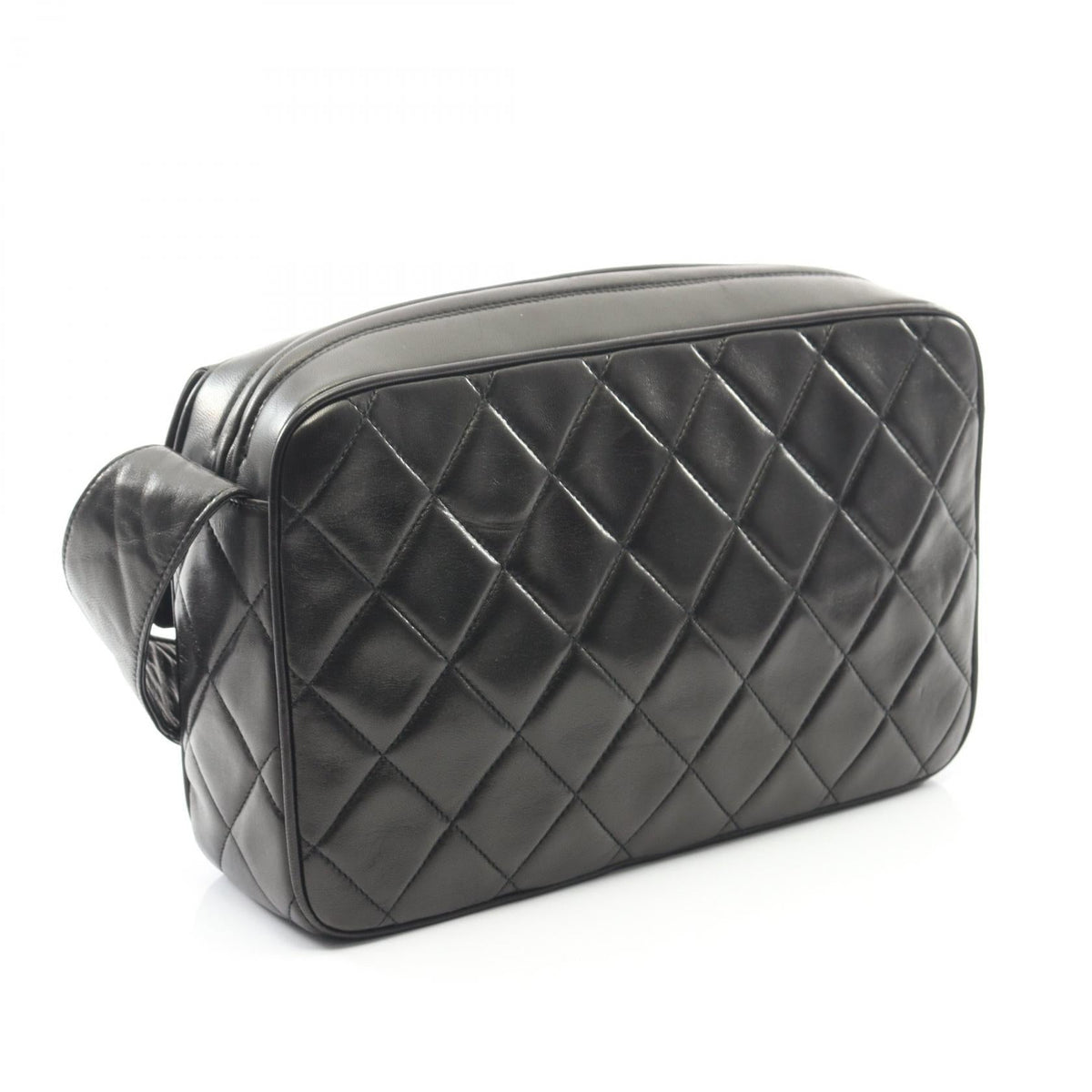 CHANEL Black Matelasse Lambskin (sheep leather) 2120300038973