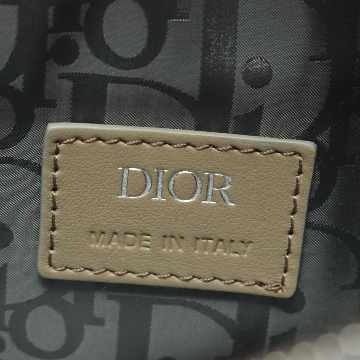 Dior SADDLE saddle Waist bag Body bag Gray/Beige Nylon�leather�rubber 2101219568683