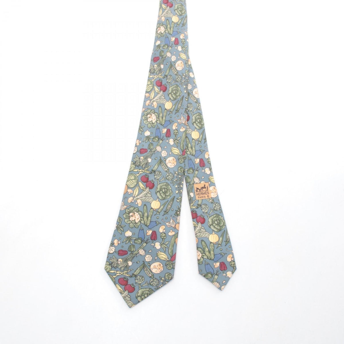 HERMES tie Blue/Multicolor silk silk 2104102482622