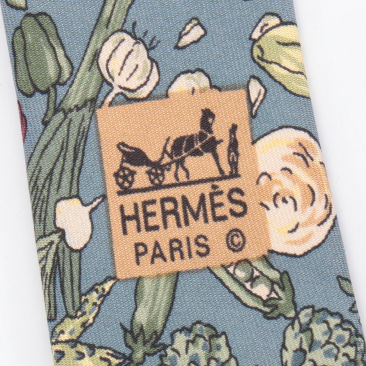 HERMES tie Blue/Multicolor silk silk 2104102482622
