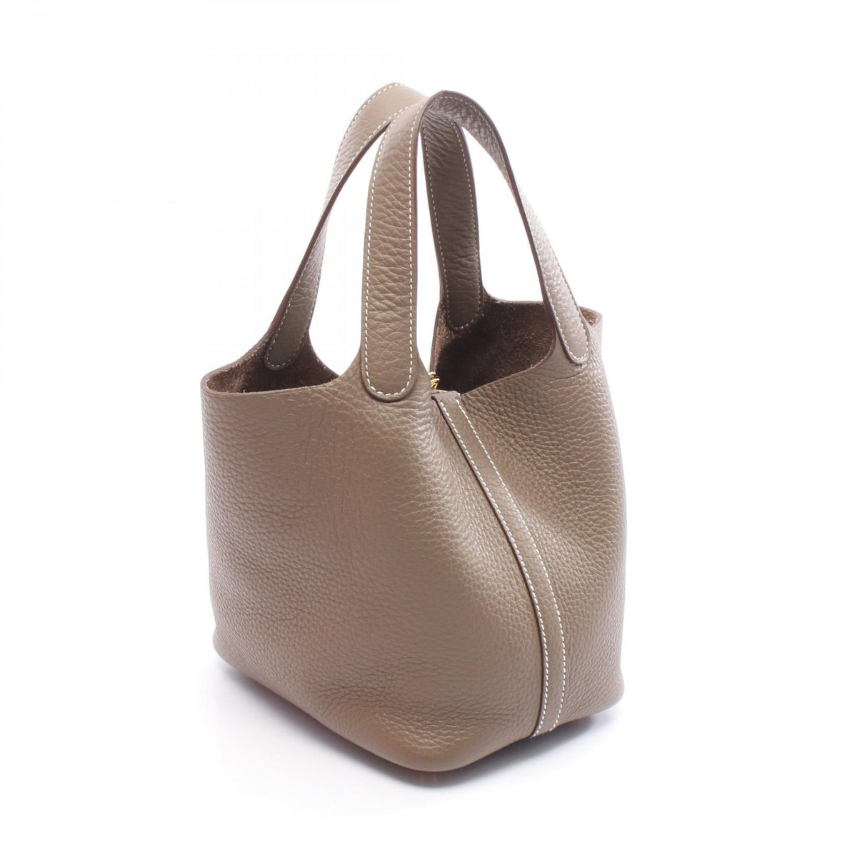 HERMES Picotin Lock PM HandbagEtoupe Grey Etoupe Grey Gray Taurillon Clemence Other Taurillon Clemence 2101219504674