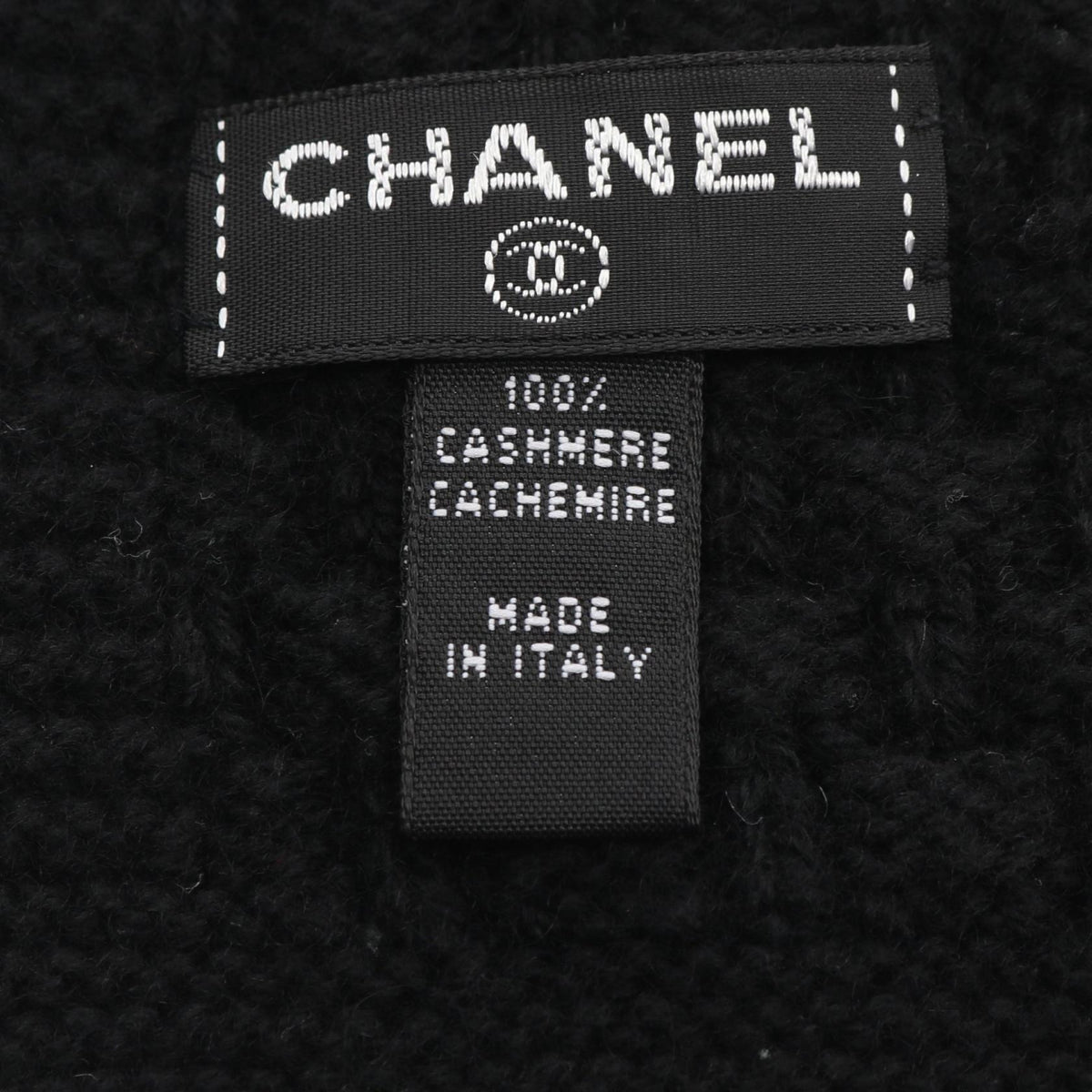 CHANEL Black COCO Mark Other cashmere 2120900101237