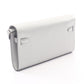 HERMES Kelly to Go Argent Shoulder Bag Silver leather Chevre Shakiram 2120300049740