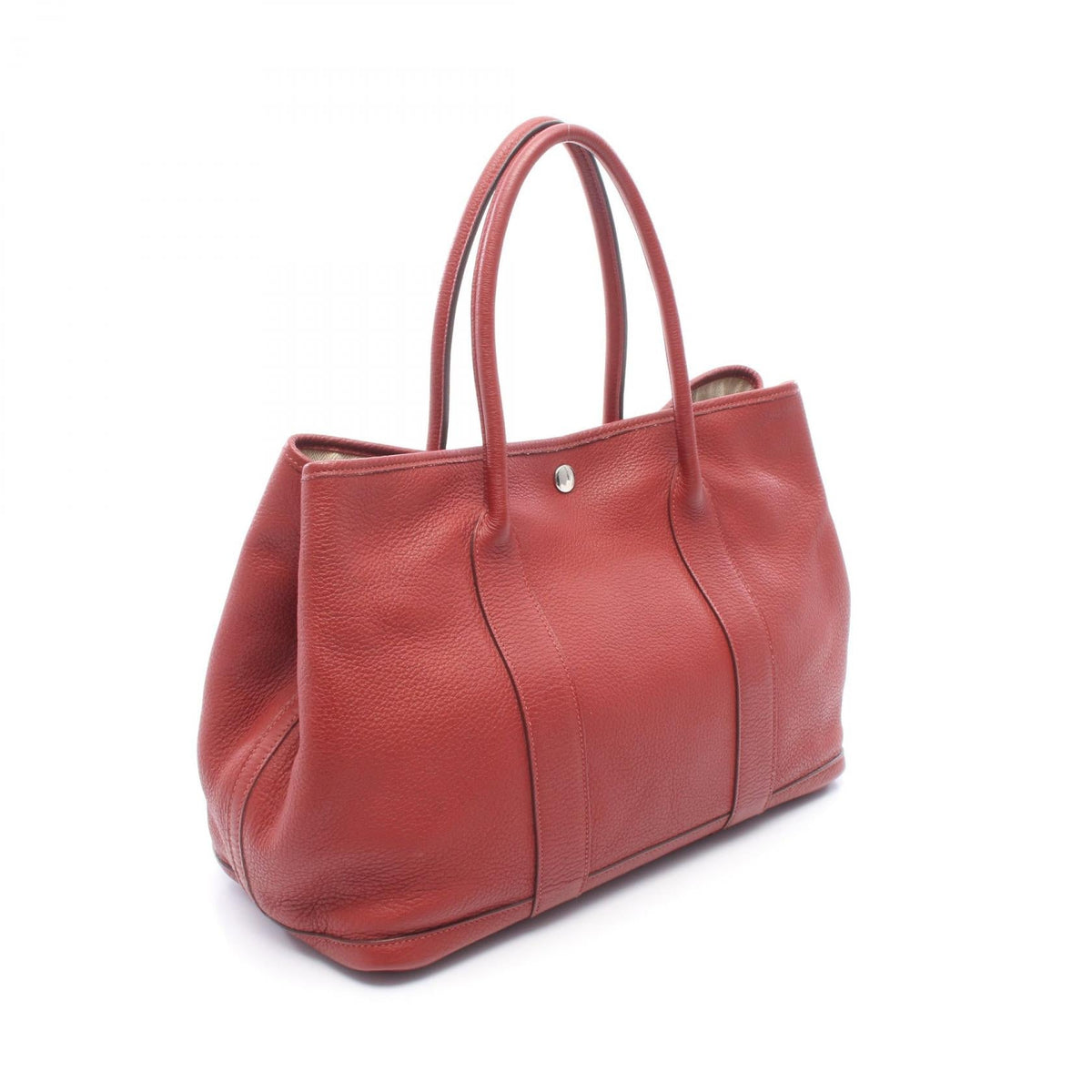 HERMES Garden party PM Tote Bagrouge garance rouge garance Red Negonda leather leather Negonda leather 2101219851655