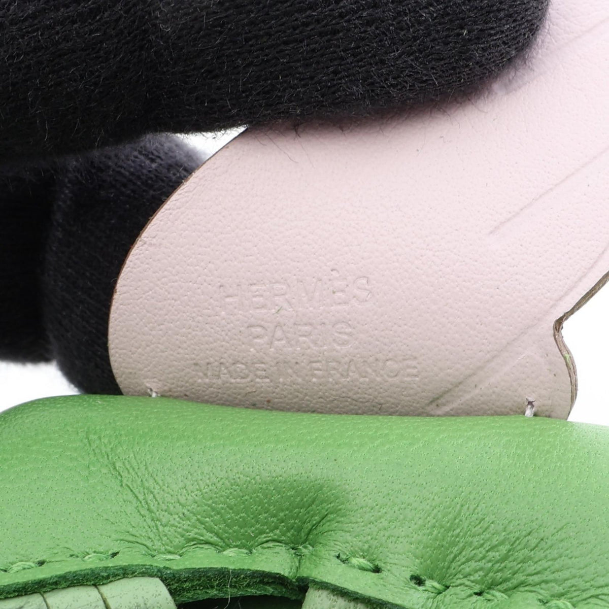 HERMES Rodeo Pegasus PM Vert Yucca Vert Criquet Mauve Pale charm Green/Pink Agneau milo Other Agneau milo / Swift leather 2107601157671
