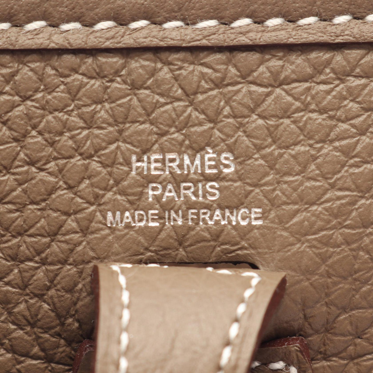 HERMES EvelyneTPM Amazon Etoupe Grey Shoulder Bag Gray Taurillon Clemence Other Taurillon Clemence 2106800638110