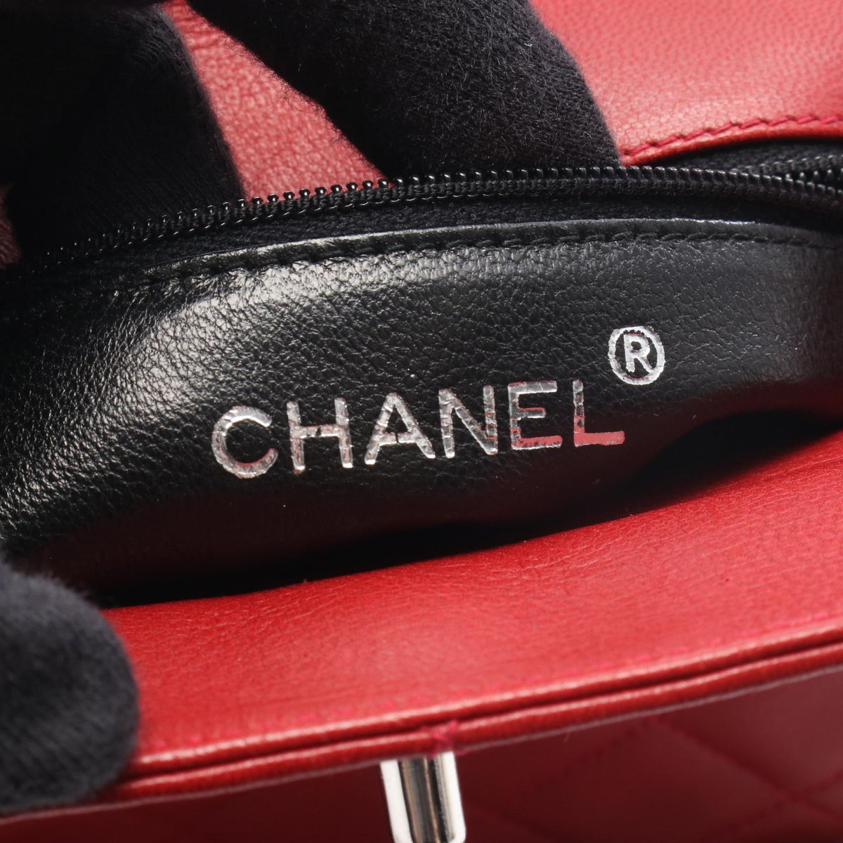 CHANEL Red Matelasse Lambskin (sheep leather) 2101219810386