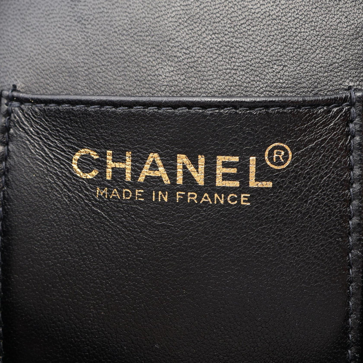 CHANEL Black Camelia Lambskin (sheep leather) Fabric 2101220126049