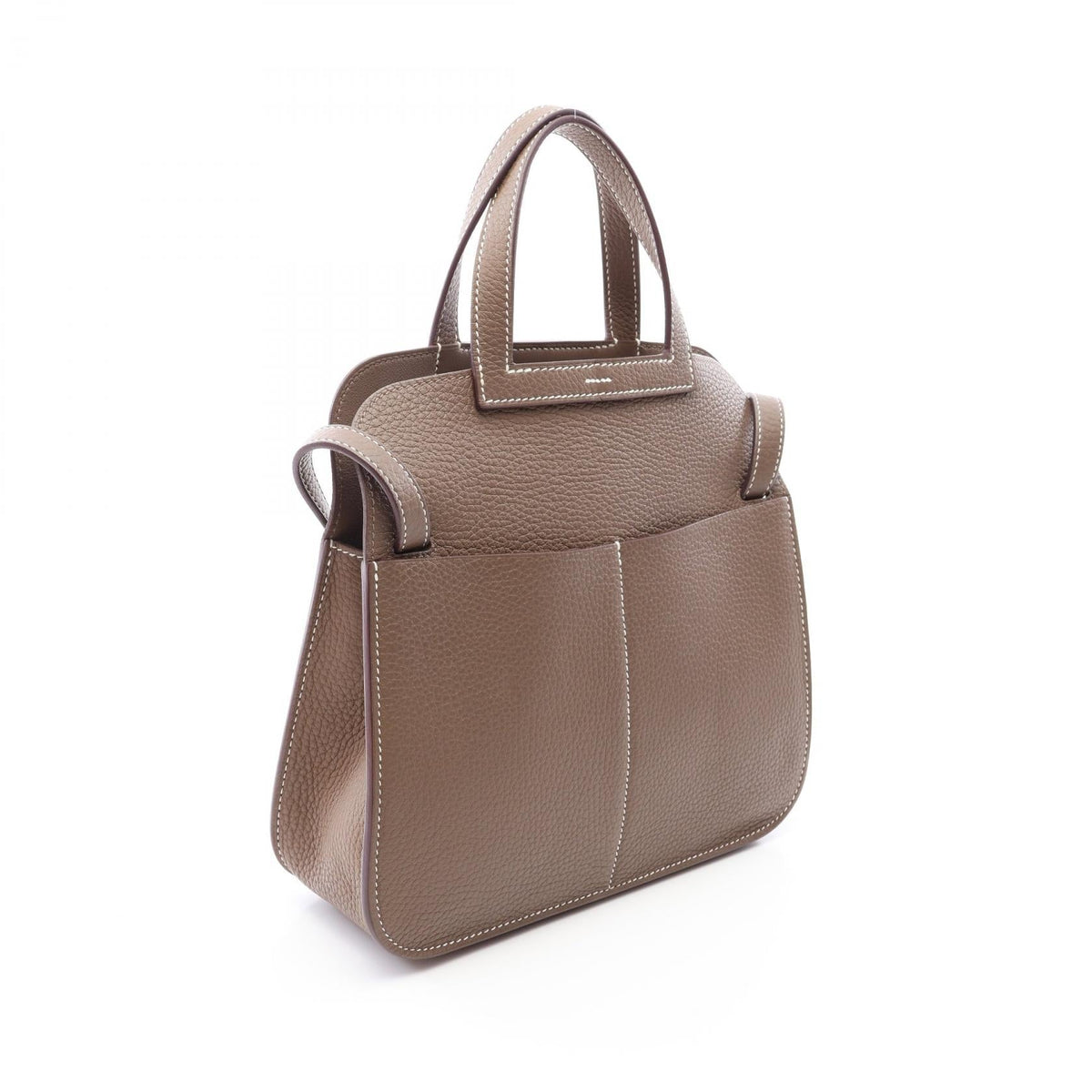 HERMES Halzan25 2WAY HandbagEtoupe Grey Etoupe Grey Gray Taurillon Clemence leather Taurillon Clemence 2101220126414