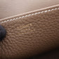 HERMES Halzan25 2WAY HandbagEtoupe Grey Etoupe Grey Gray Taurillon Clemence leather Taurillon Clemence 2101220126414