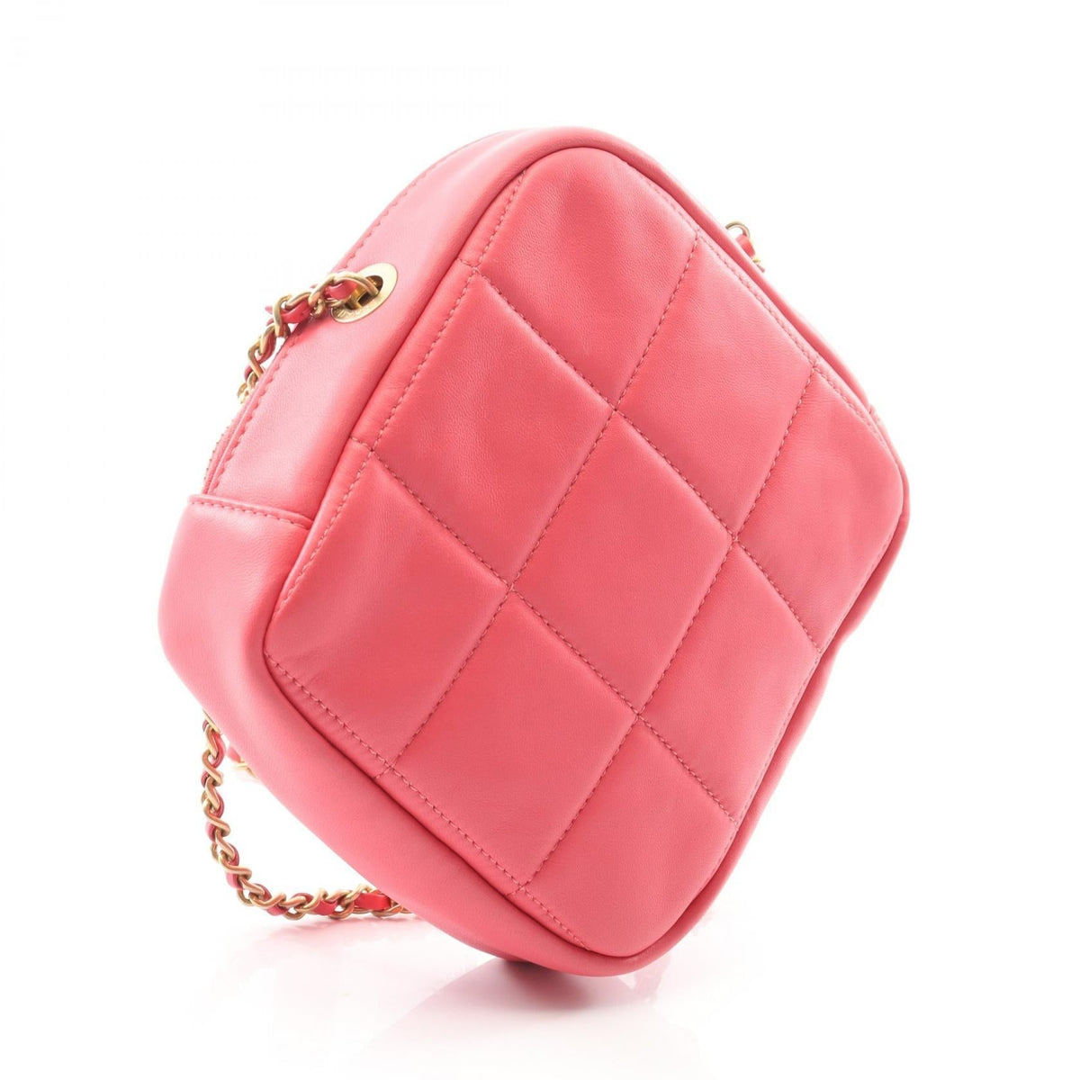 CHANEL Pink Matelasse Lambskin (sheep leather) 2101219306438
