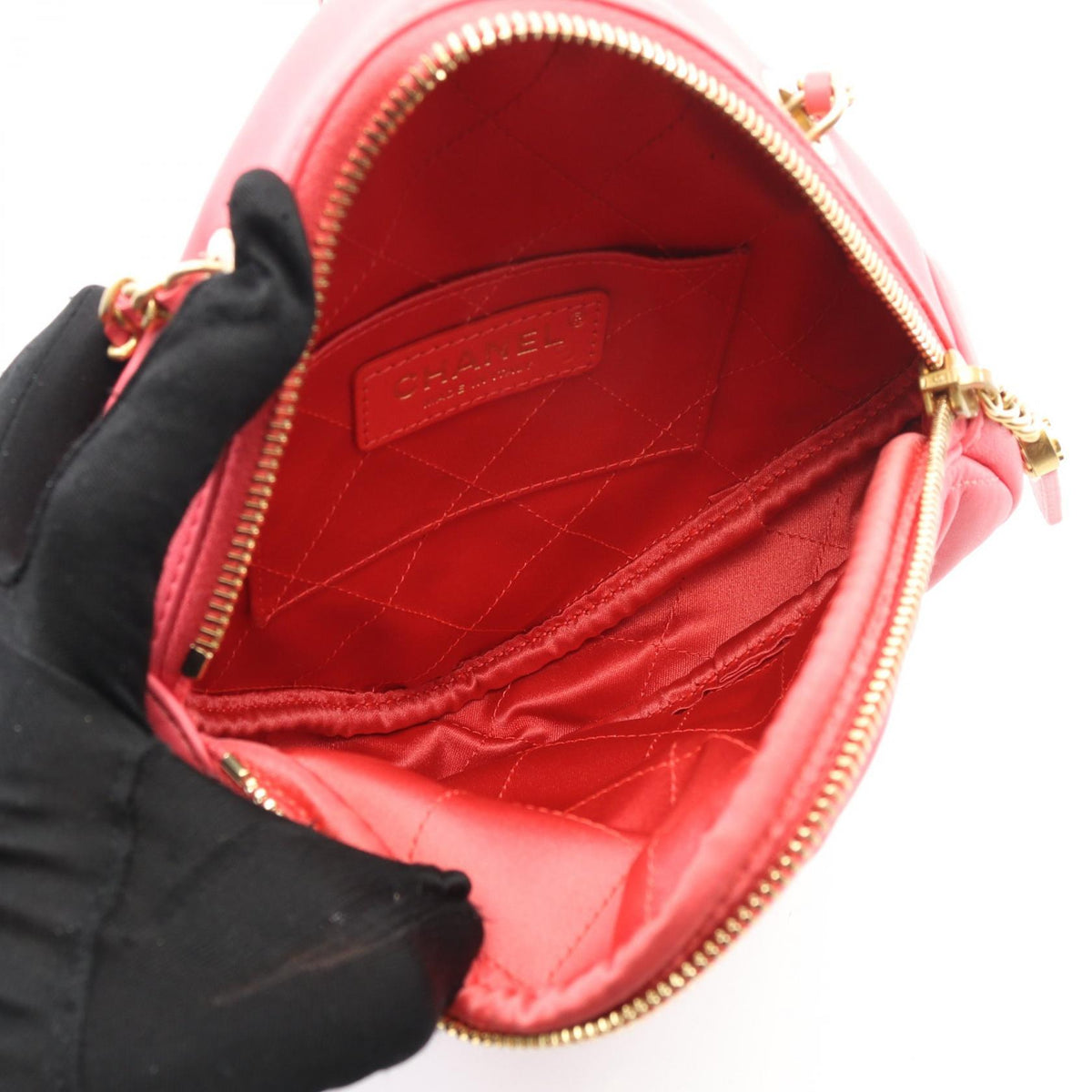 CHANEL Pink Matelasse Lambskin (sheep leather) 2101219306438