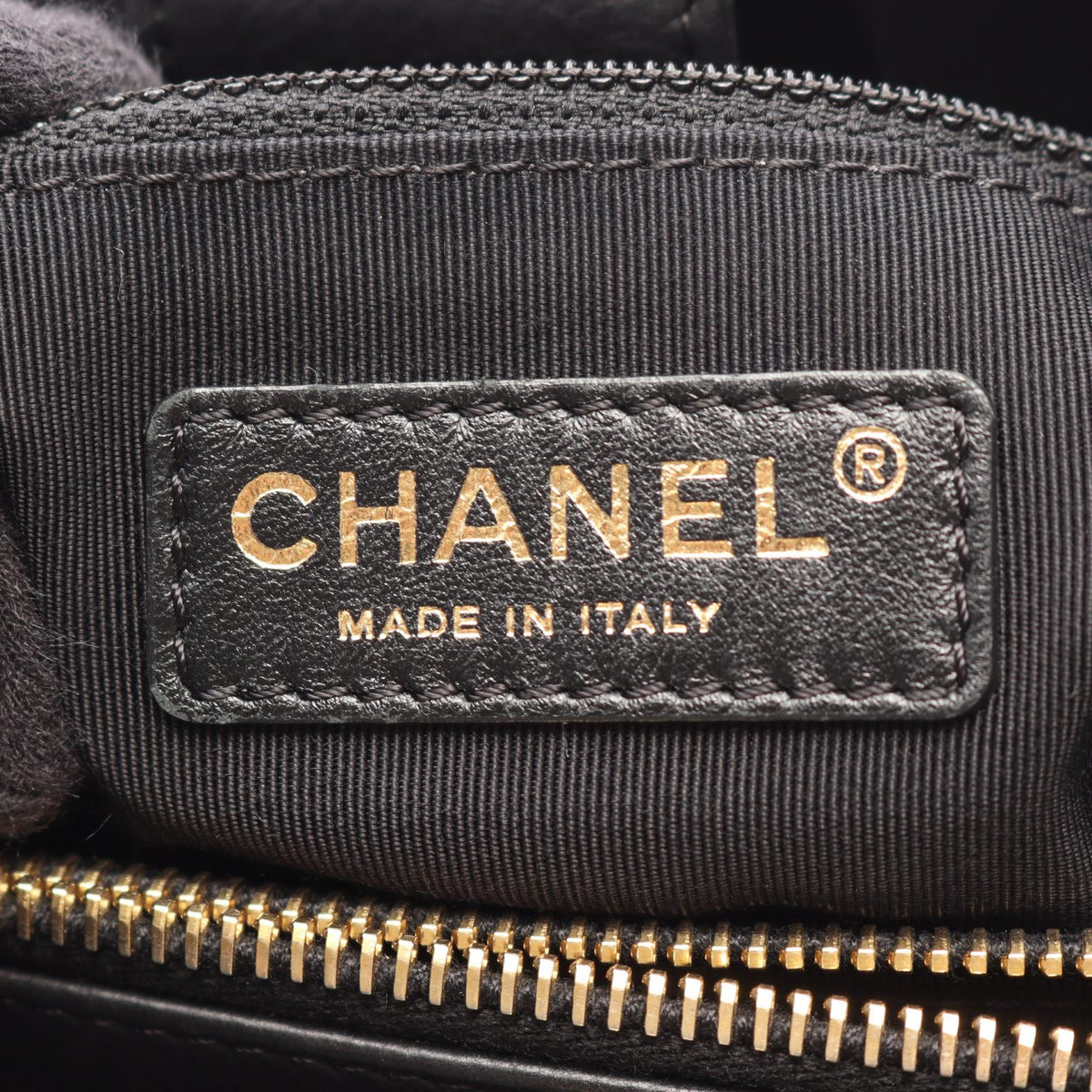CHANEL Black Matelasse leather 2101220152949