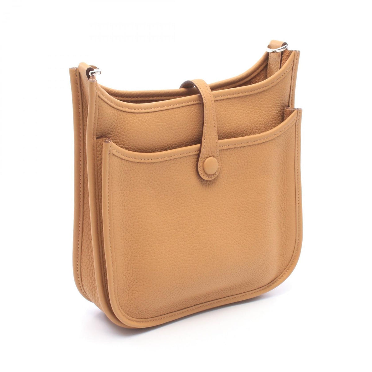 HERMES Evelyne23 Shoulder Bag Brown Taurillon Clemence Other Taurillon Clemence 2120300060110
