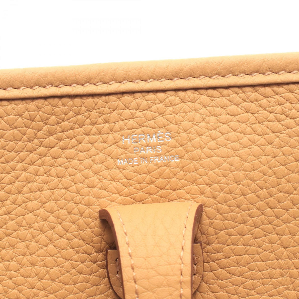 HERMES Evelyne23 Shoulder Bag Brown Taurillon Clemence Other Taurillon Clemence 2120300060110
