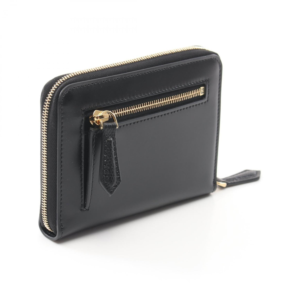 FENDI FF Diamond Round wallet Black leather 8M0508ALV4F0KUR 2101220155742