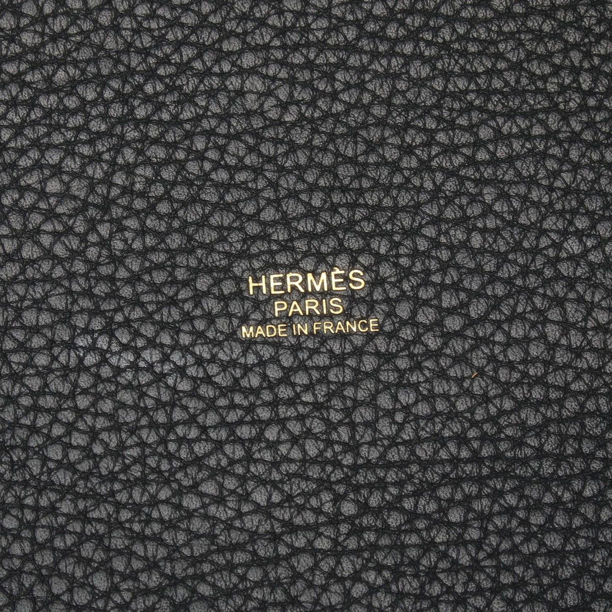 HERMES Picotin Lock PM Handbag Black Taurillon Clemence Other Taurillon Clemence 2101220156114