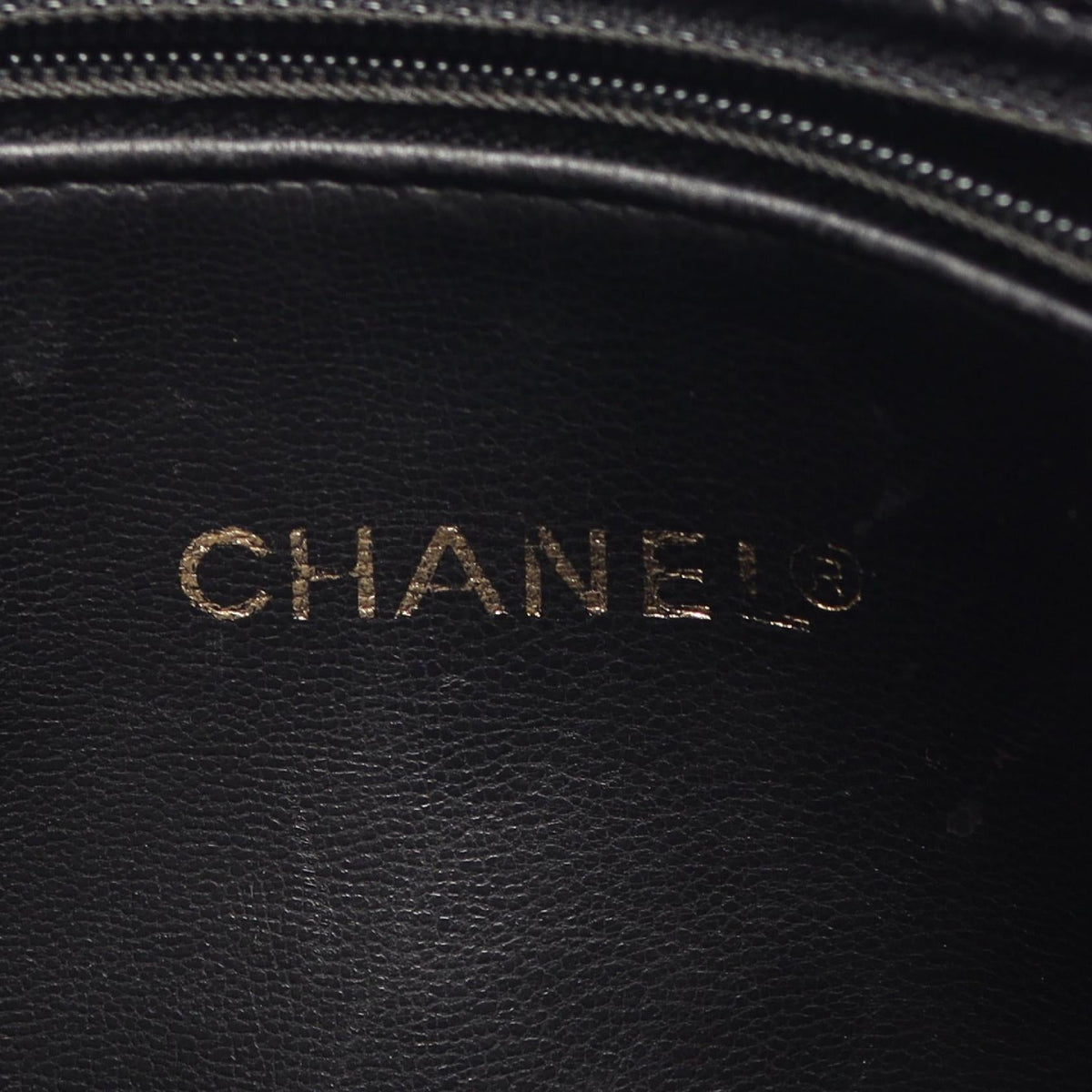 CHANEL Black Trip Luco co Grained Calfskin leather 2101220150969