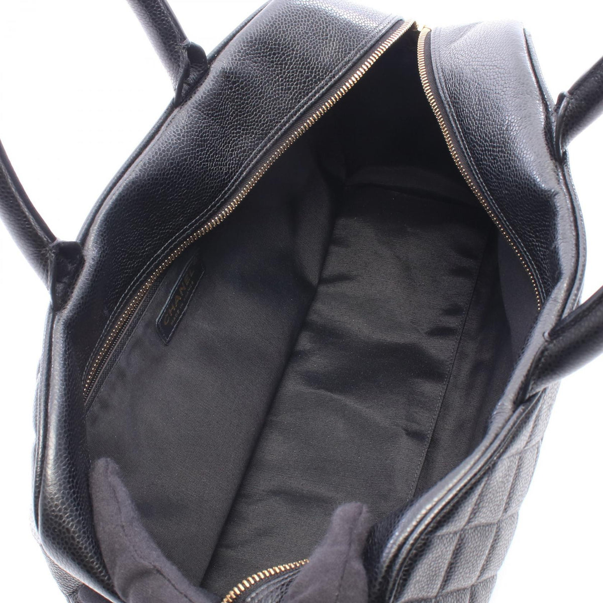 CHANEL Black Matelasse COCO Mark Grained Calfskin leather 2101220150976