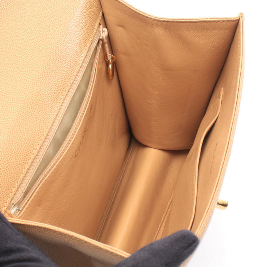 CHANEL Beige COCO Mark Grained Calfskin leather 2101220153212