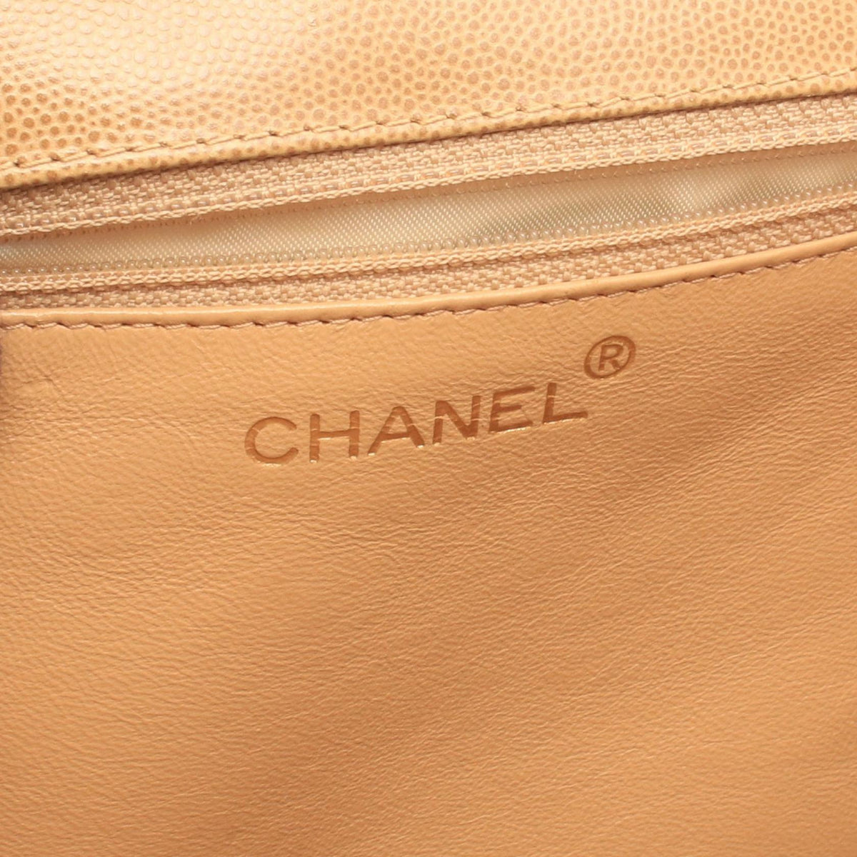 CHANEL Beige COCO Mark Grained Calfskin leather 2101220153212