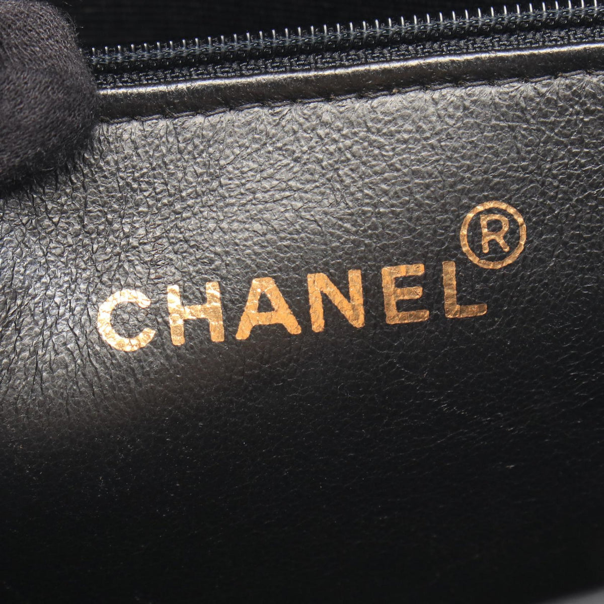 CHANEL Black Matelasse Grained Calfskin leather 2101220156923